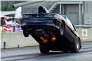 Stop and Gawk: Header Flaming Wheelstand Drag Race Photo Coolness